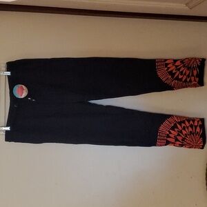 NWT sz L Mara Hoffman embroidered sweatpants